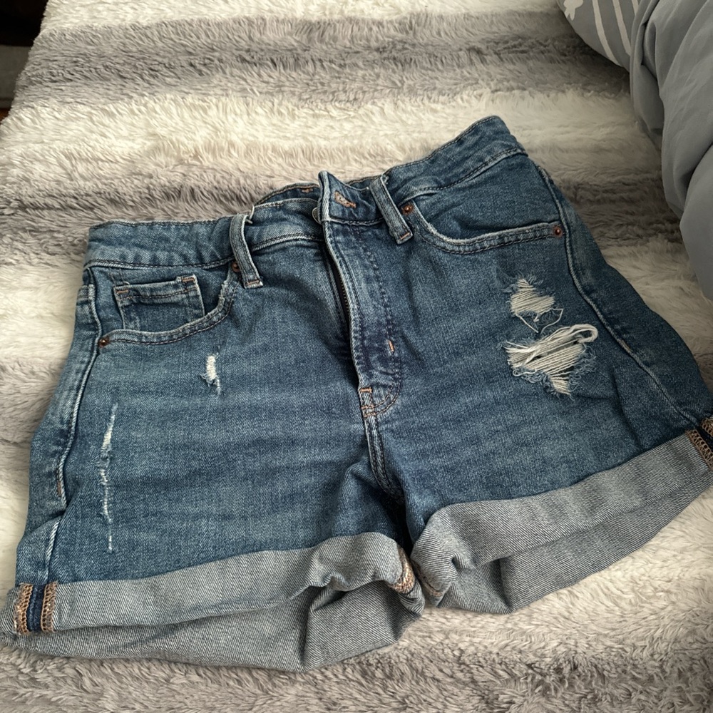 comfy blue jean shorts